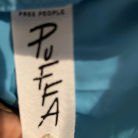 Free People Emmy Swing Puffer Jacket in Capri Blue SZ L - Picture 12 of 16